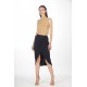 Black wrap skirt