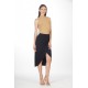 Black wrap skirt