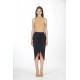 Black wrap skirt