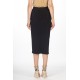 Black wrap skirt
