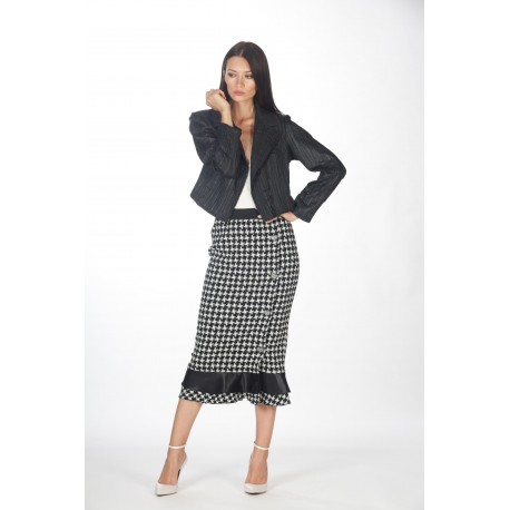 Houndstooth skirt