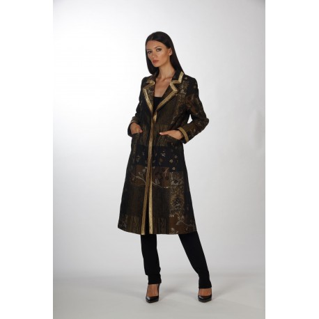 Cappotto in jacquard
