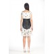 Polka dot dress with flounces