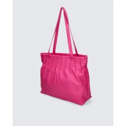 Borsa in pelle fucsia