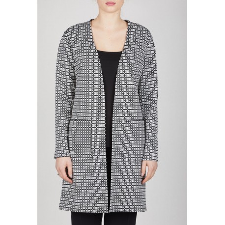 Cardigan a quadretti