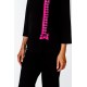Casacca banda pied de poule fucsia