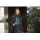 Camicia verde con dettagli jacquard