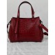 Small bag in crocodile print leather