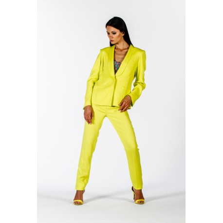 Giacca in cadì giallo