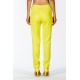 Classic trousers in stretch yellow cady