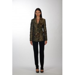 Jacquard lapel jacket