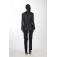 Giacca in lurex con rever asimmetrico